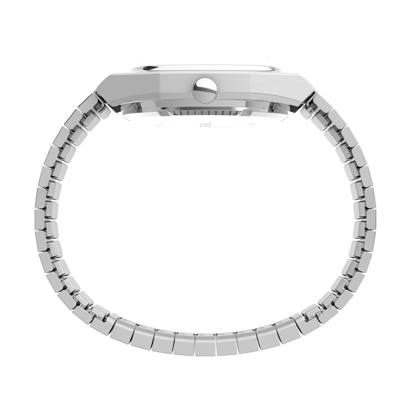 Timex Automatic 1983 E Line Reissue 34mm Stainless Steel Expansion Band Watch