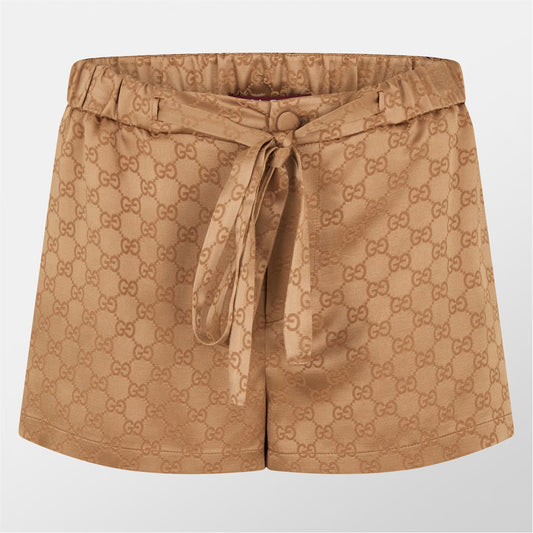 GUCCI GG Silk Shorts