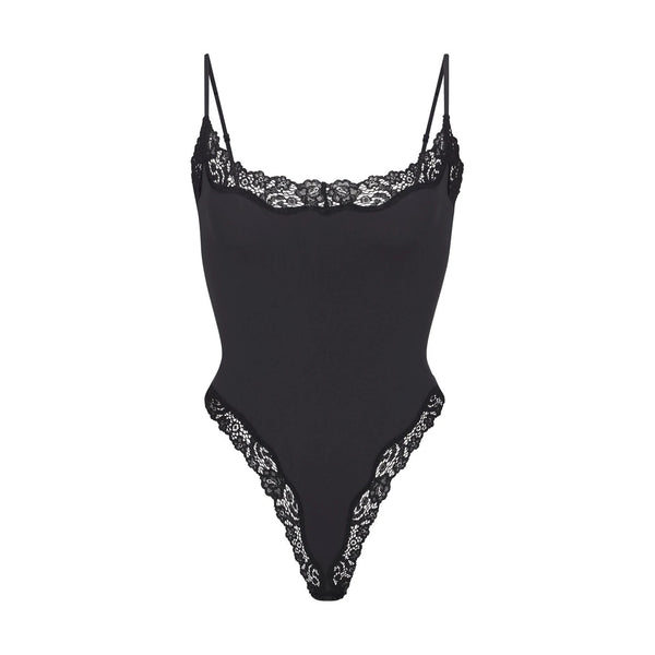 Womens Fits Everybody Lace Cami Bodysuit