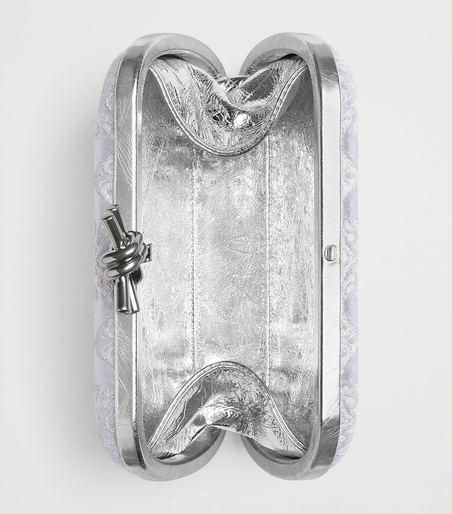 Jacquard Knot Clutch Bag