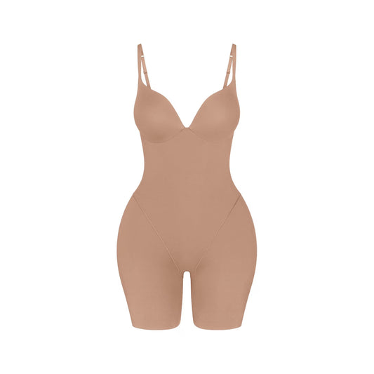 Women’s Ultimate Body Butt and Hip Pad Mid-Thigh Bodysuit