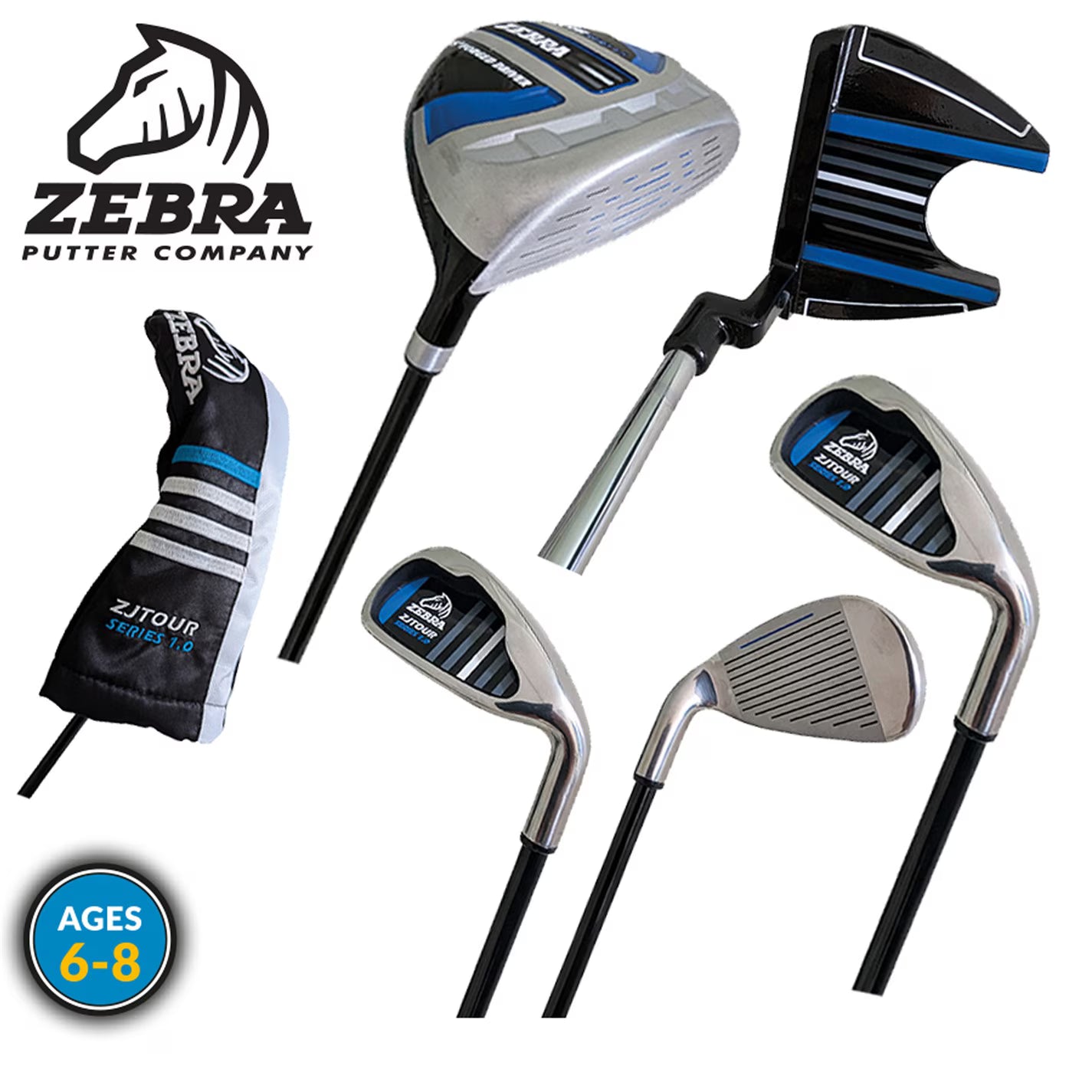 Zebra Junior Golf Sets (Right-Hand)