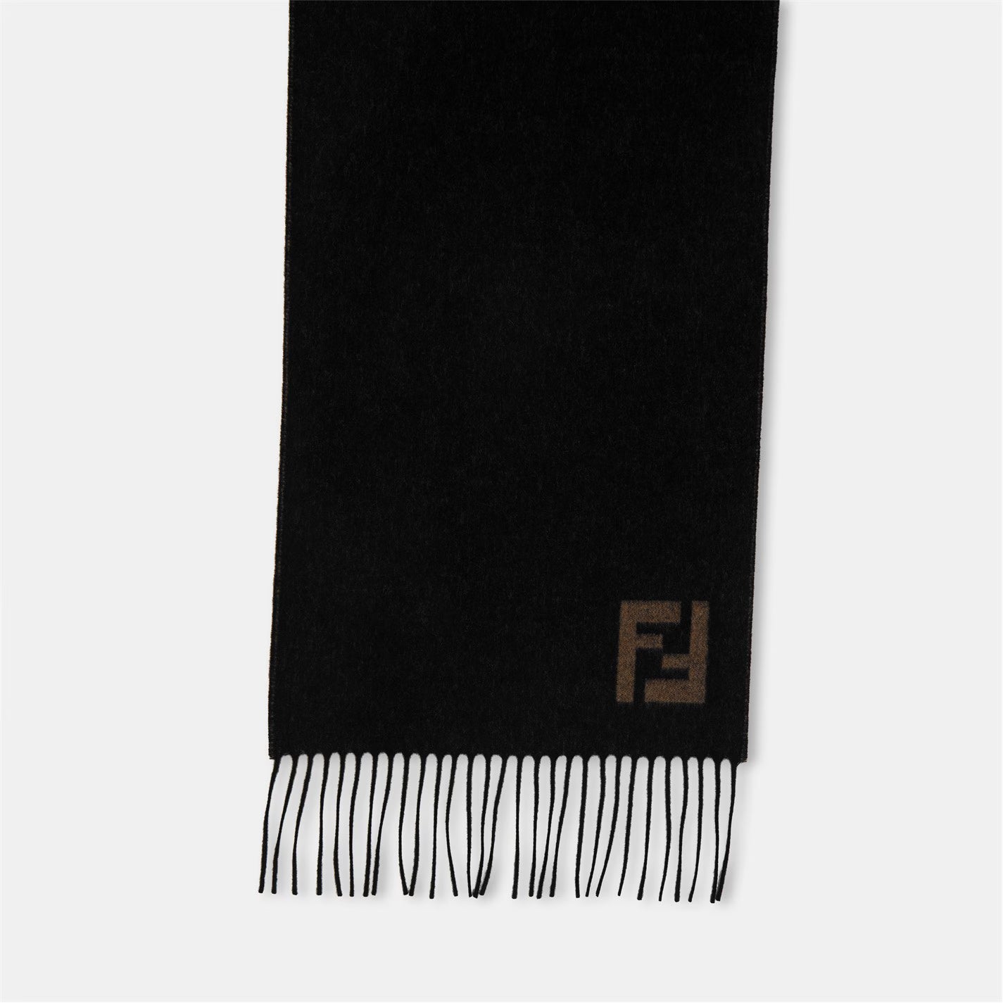 Mens FF Wool and Cashmere Scarf