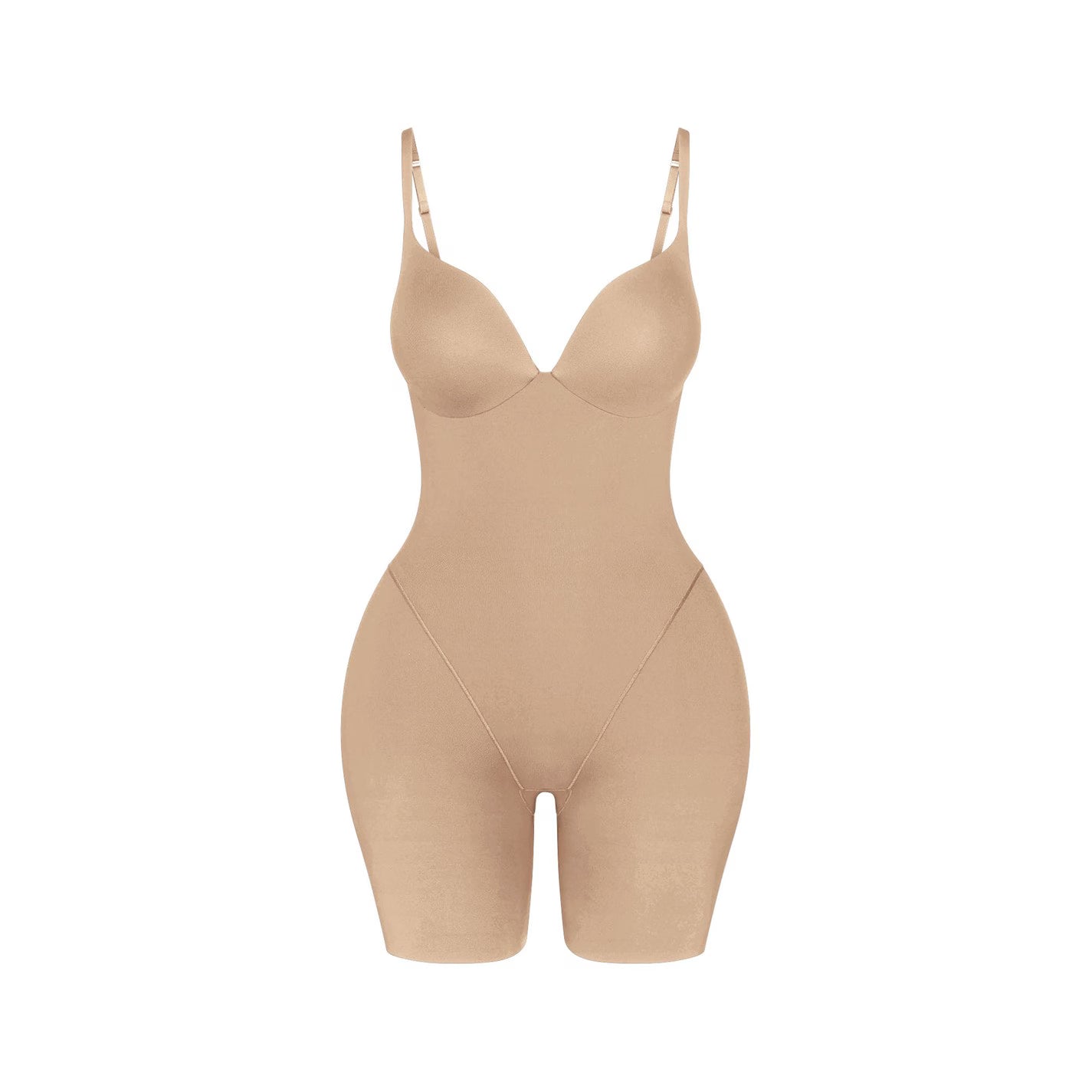 Women’s Ultimate Body Butt and Hip Pad Mid-Thigh Bodysuit