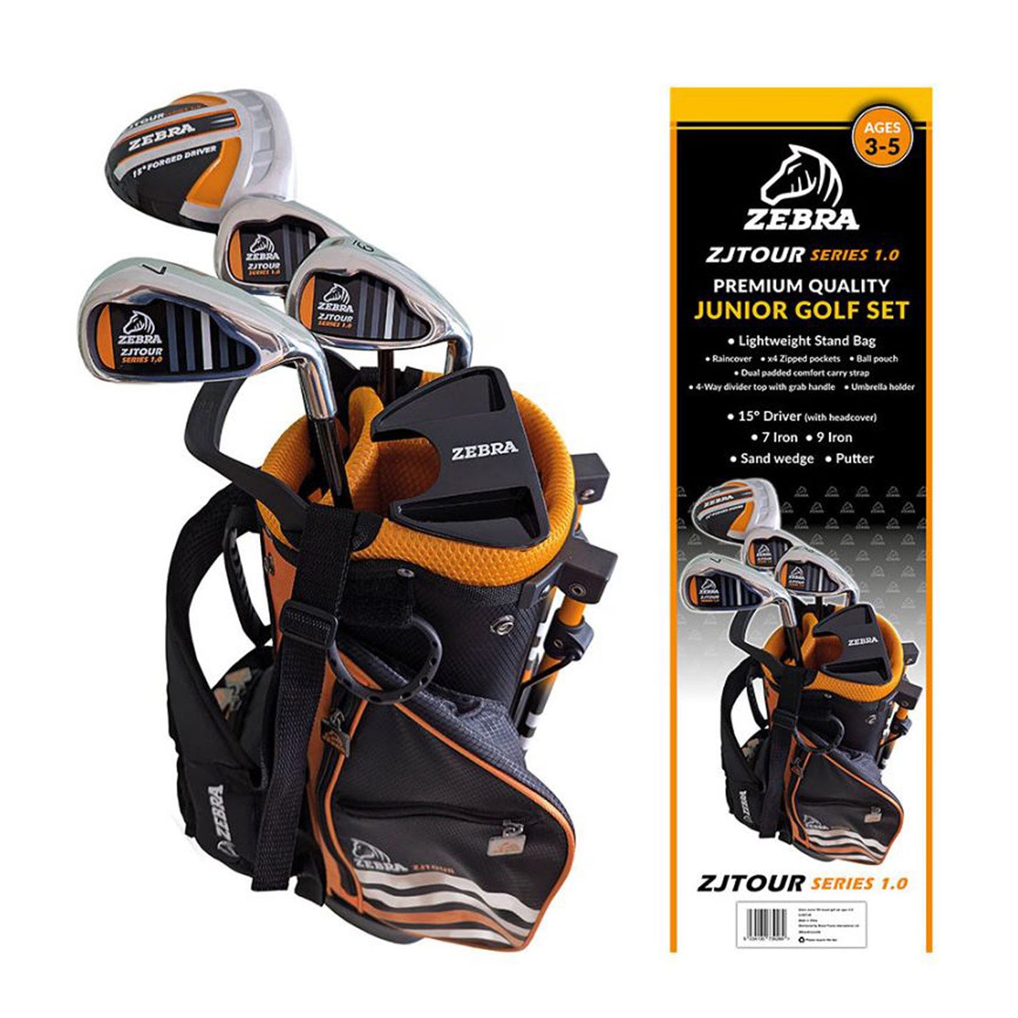 Zebra Junior Golf Sets (Right-Hand)