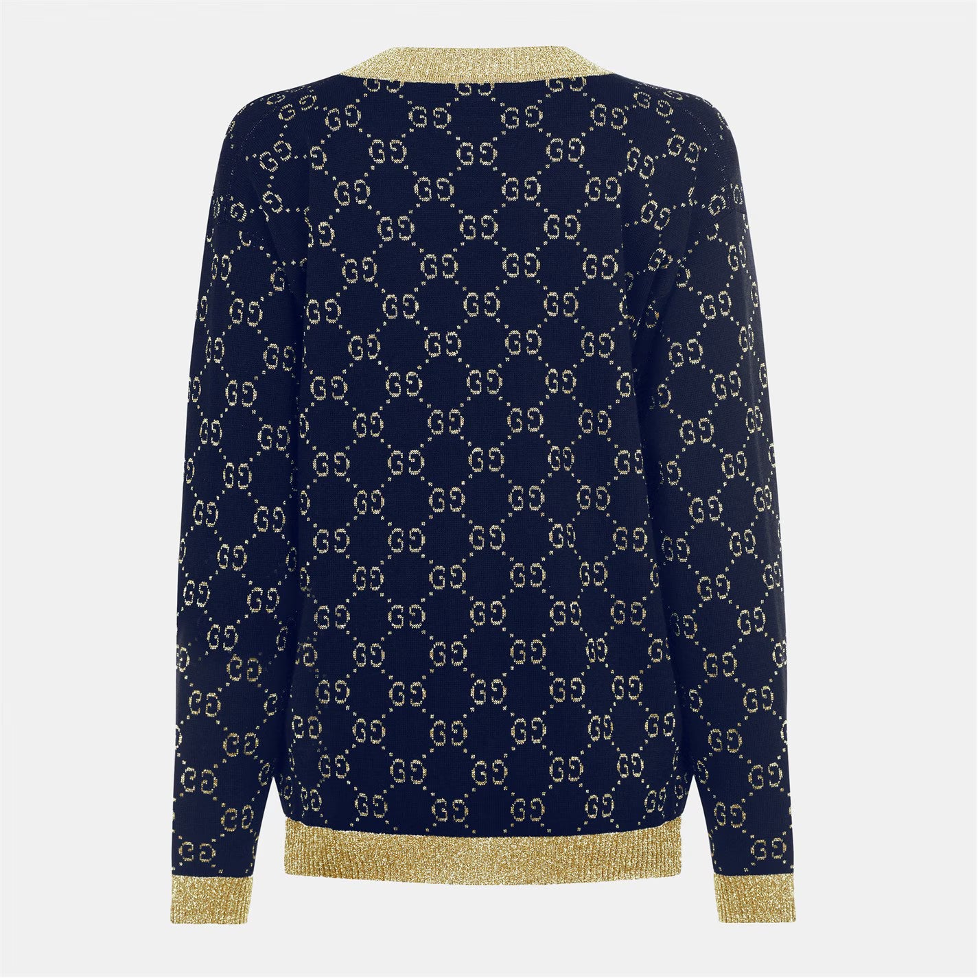 Women's GG Cotton Lamé Cardigan