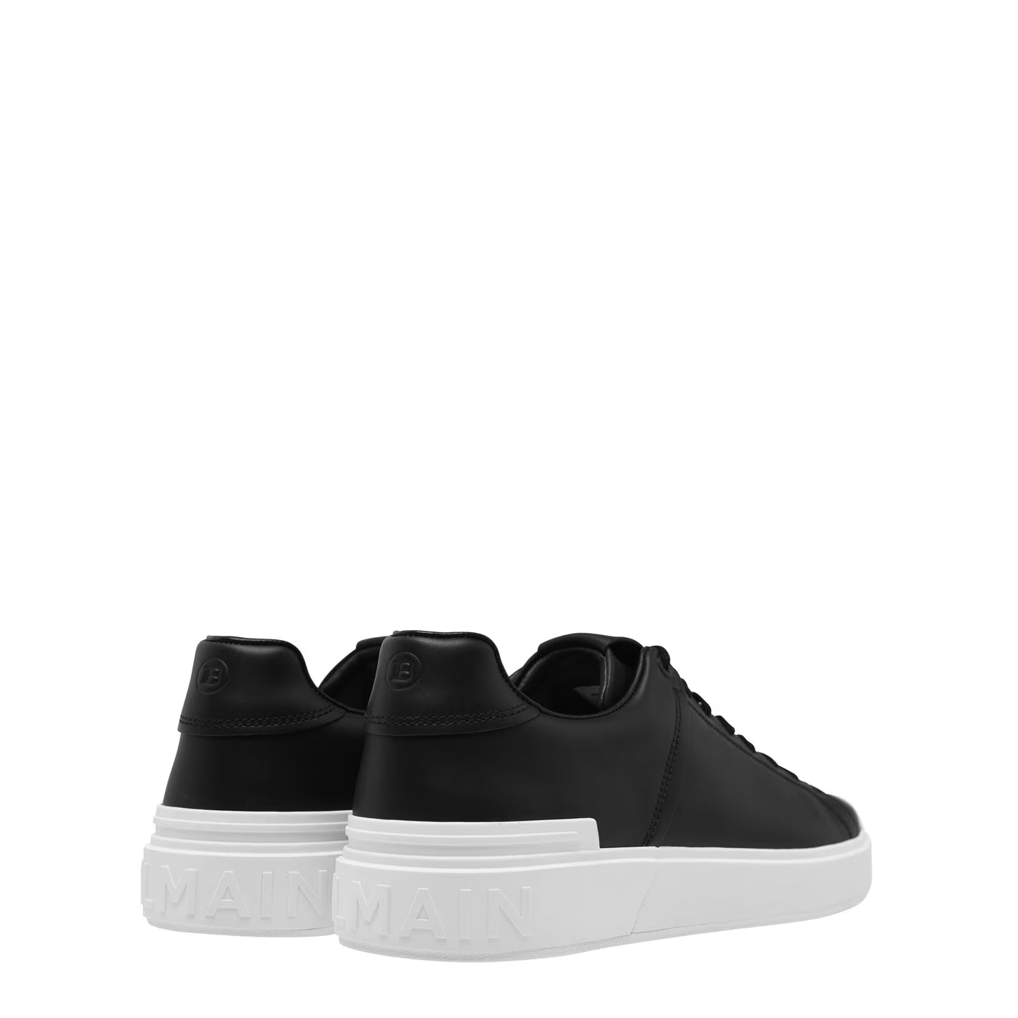 BALMAIN Men's B-Court Classic Leather Trainers
