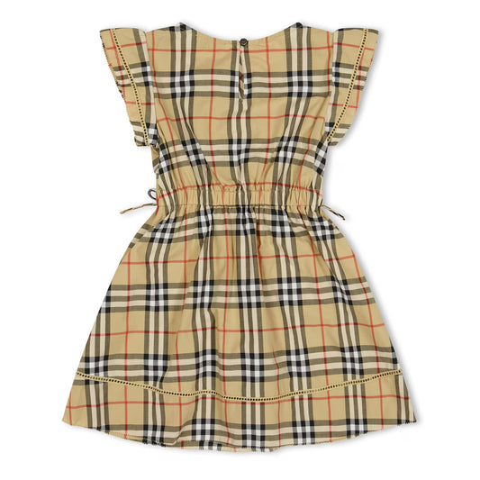 Kids' Adele Check Shirt Dress