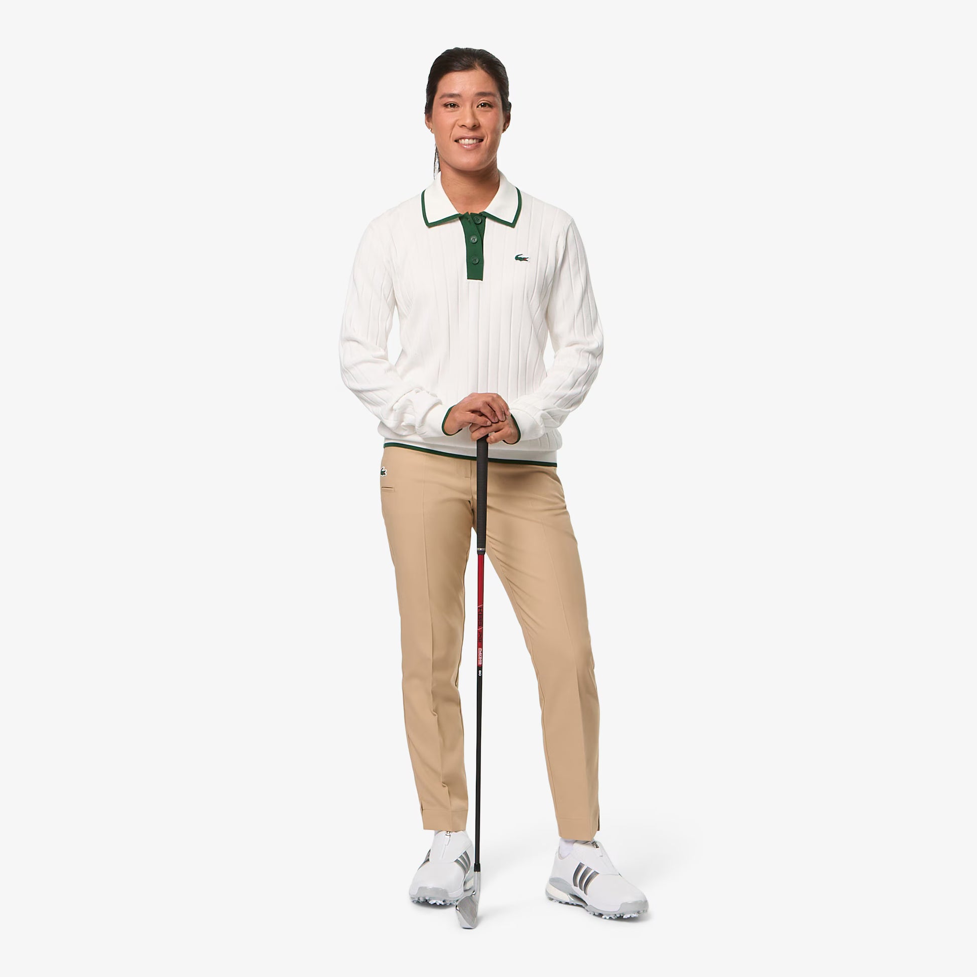 Polo Collar Stretch Golf Sweater