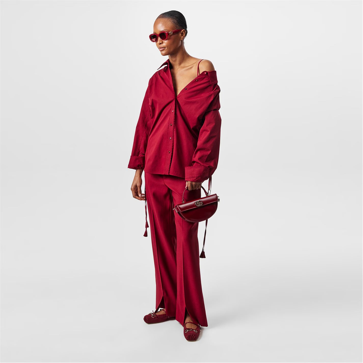 GUCCI Oversized Wide Leg Trousers