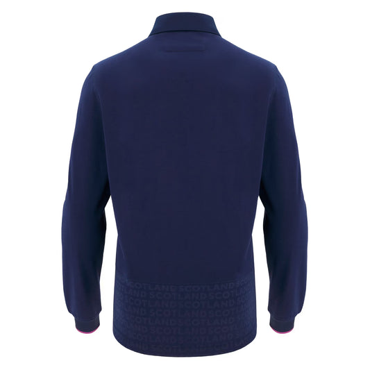 Macron Scotland Rugby Long Sleeve Home Shirt 2025 Adults