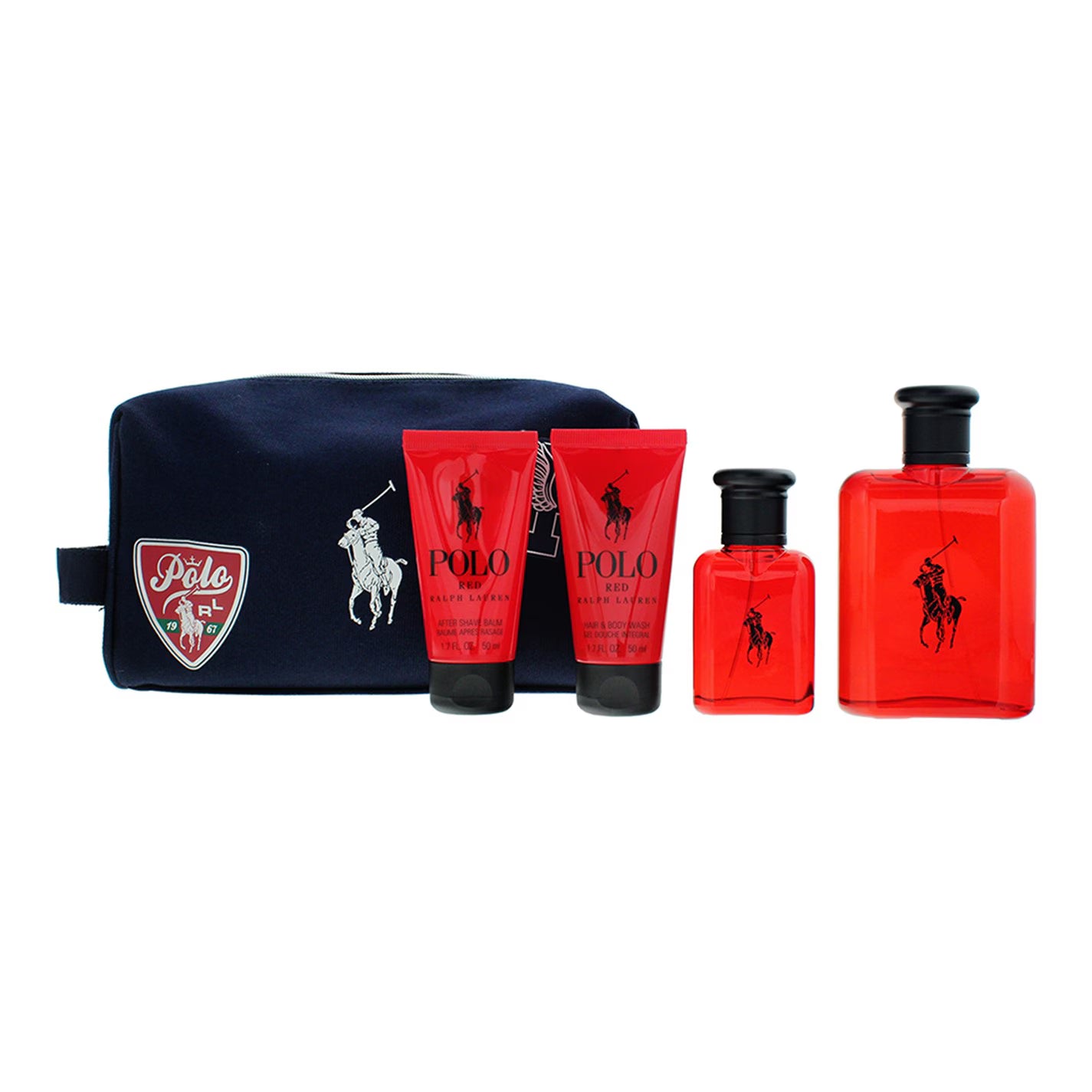 Ralph Lauren Polo Red 4 Piece Gift Set