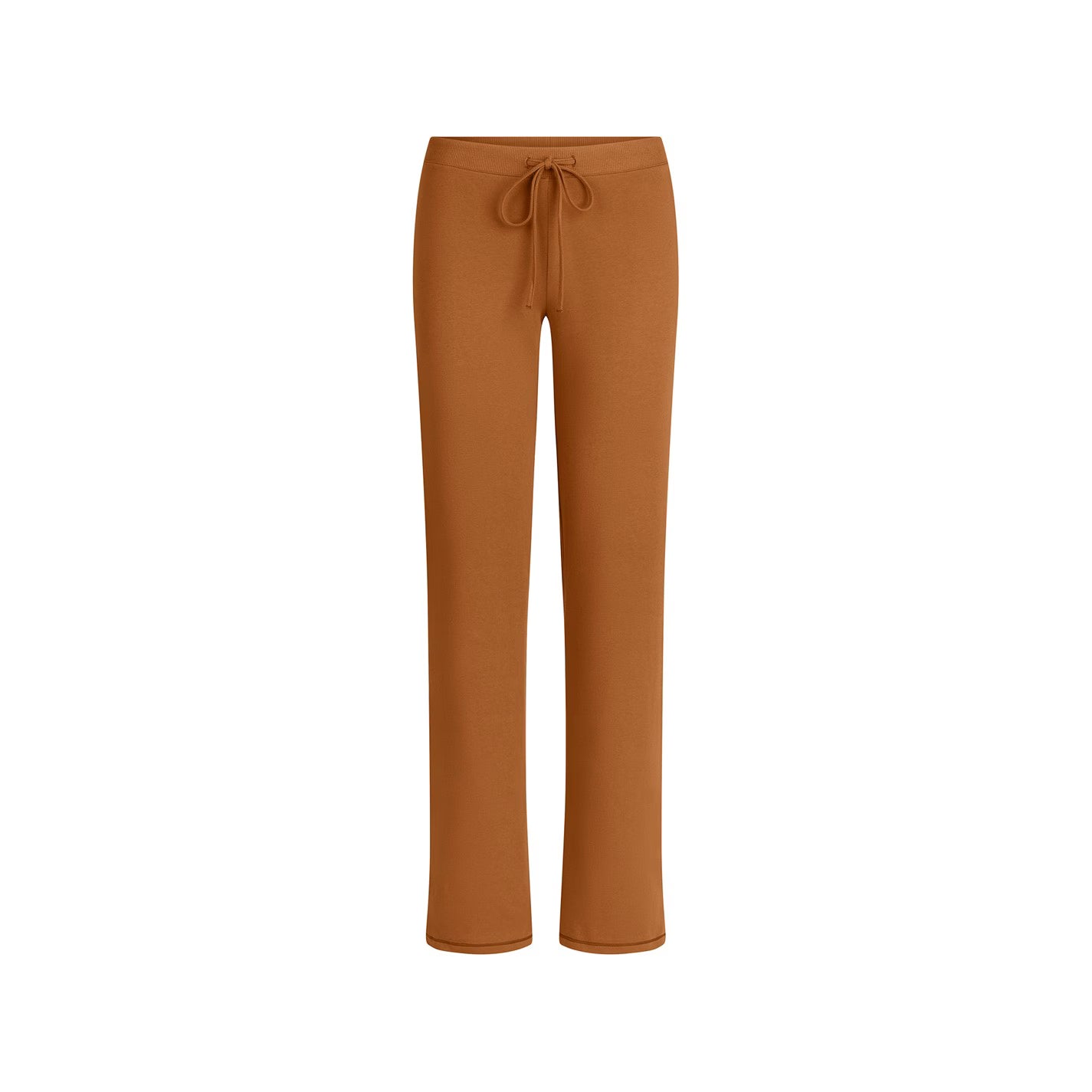 Womens Cotton Jersey Straight Leg Pant