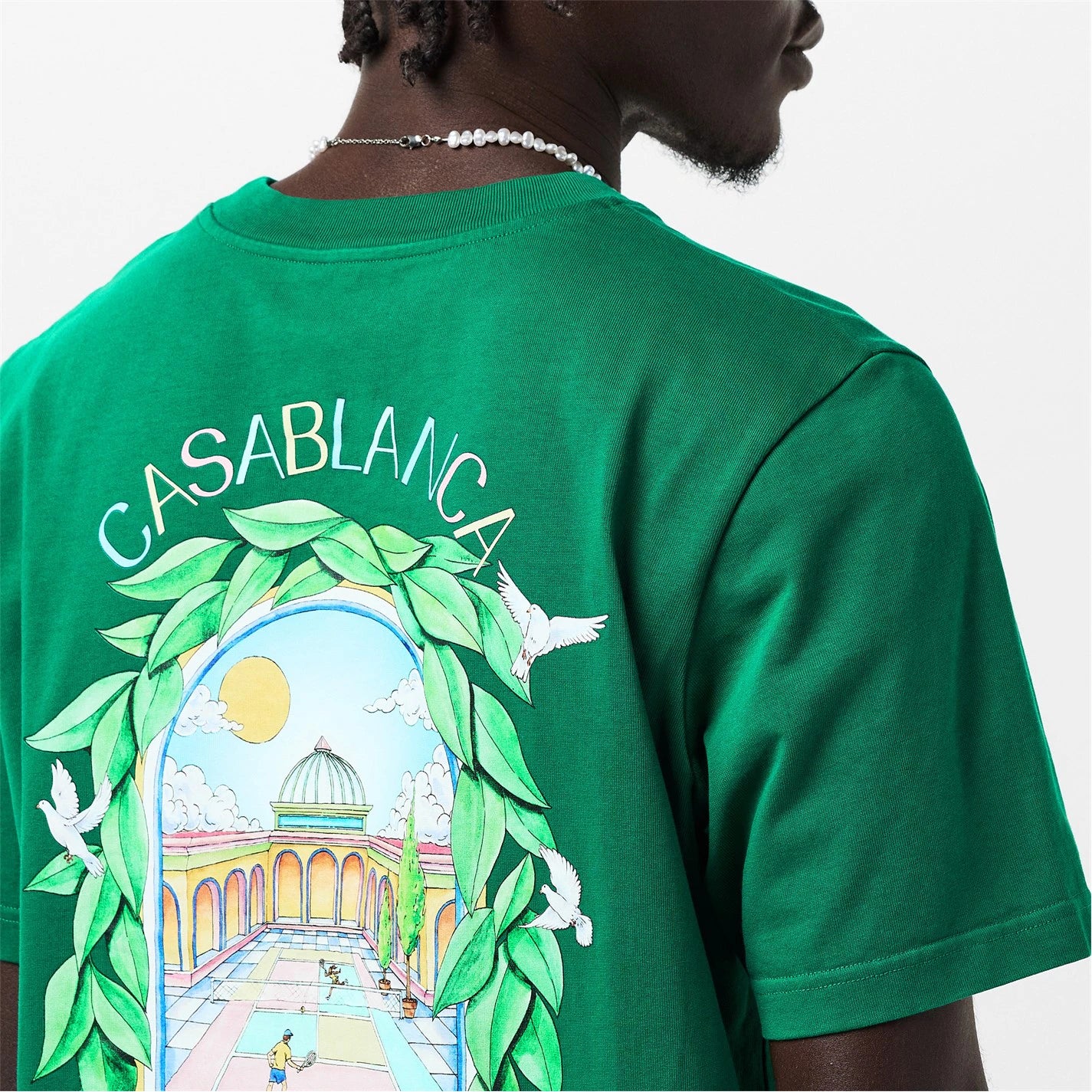 Men's Graphic Cotton L'Arche Tennis Club T-Shirt