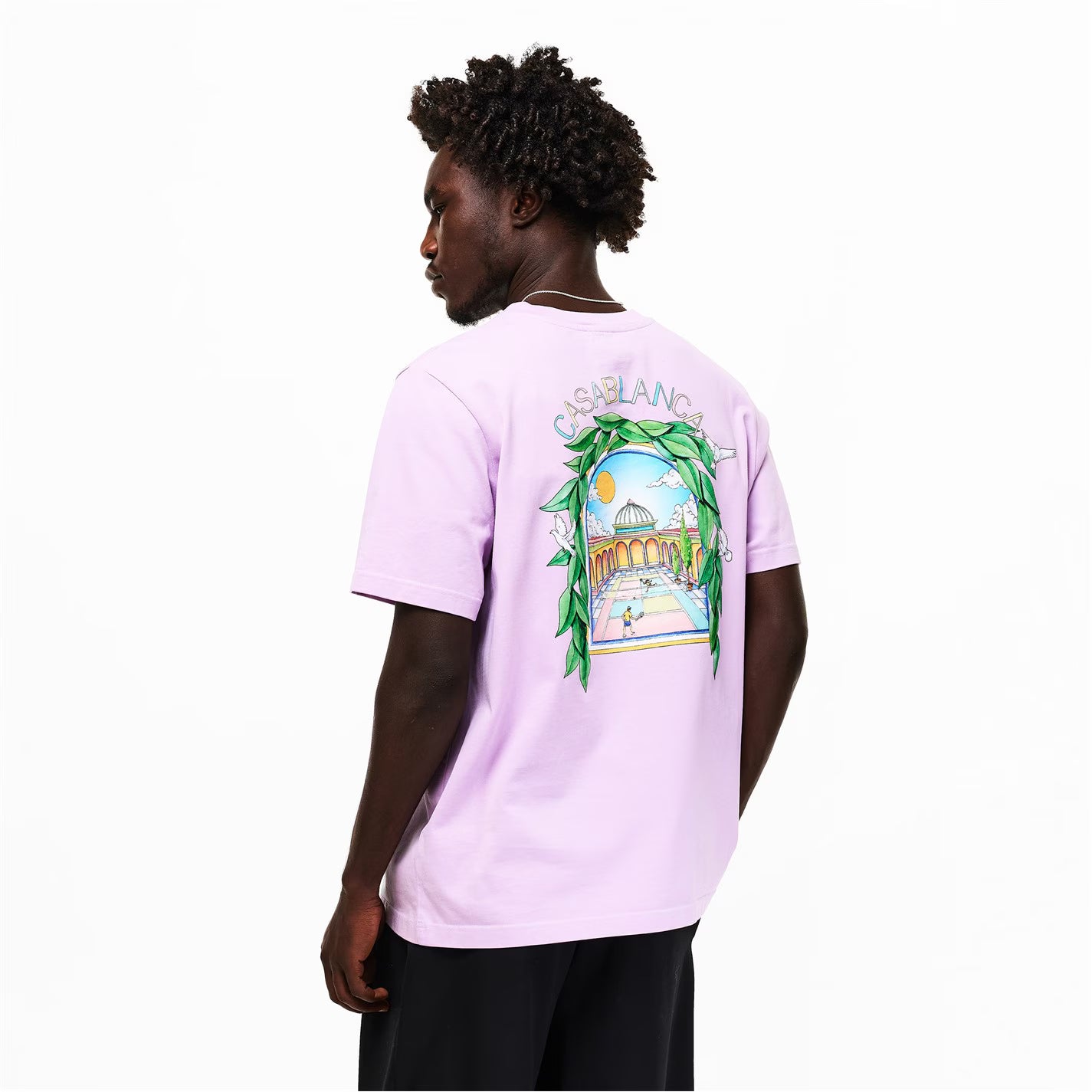 Men's Graphic Cotton L'Arche Tennis Club T-Shirt