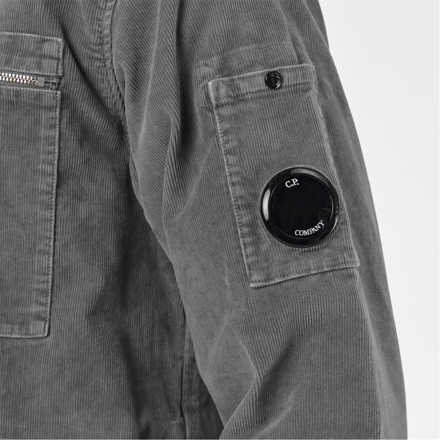 Men's Corduroy Long Sleeve Zip Overshirt