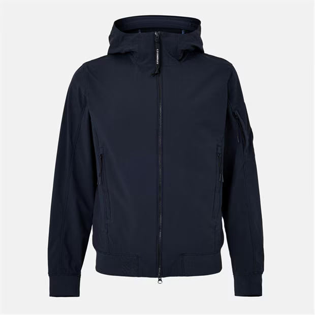 CP COMPANY Men's Lens Windproof Hooded Long Sleeve Softshell Jacket