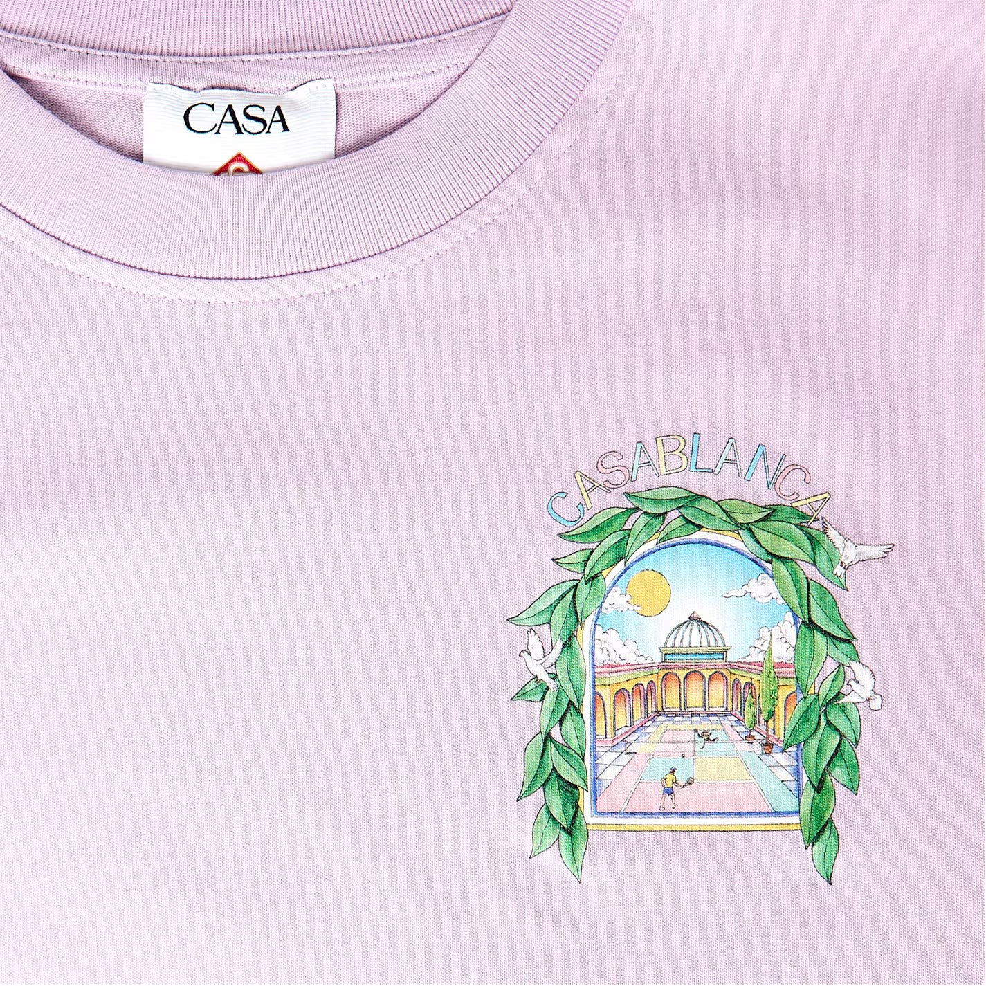 Men's Graphic Cotton L'Arche Tennis Club T-Shirt