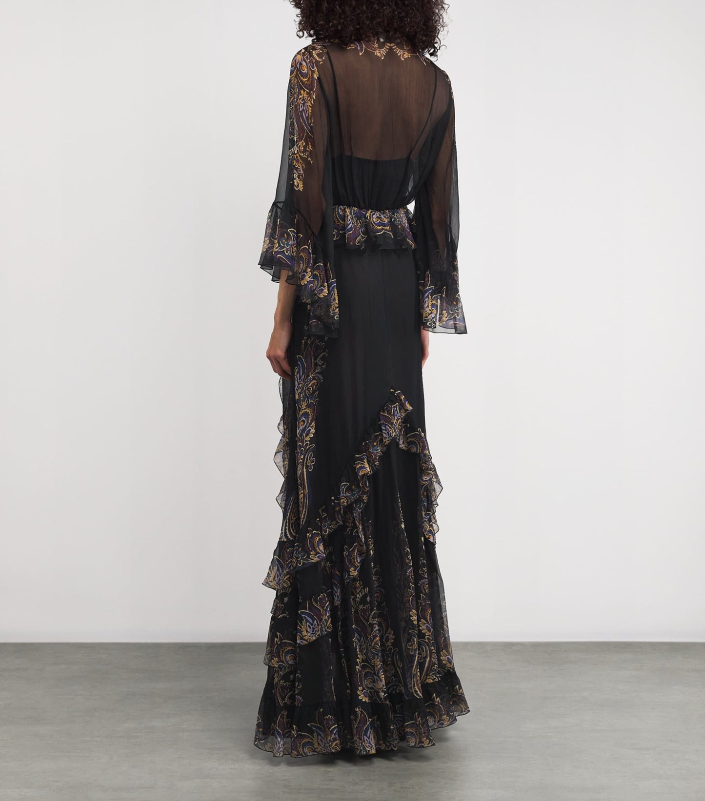 Etro Silk Paisley Maxi Dress