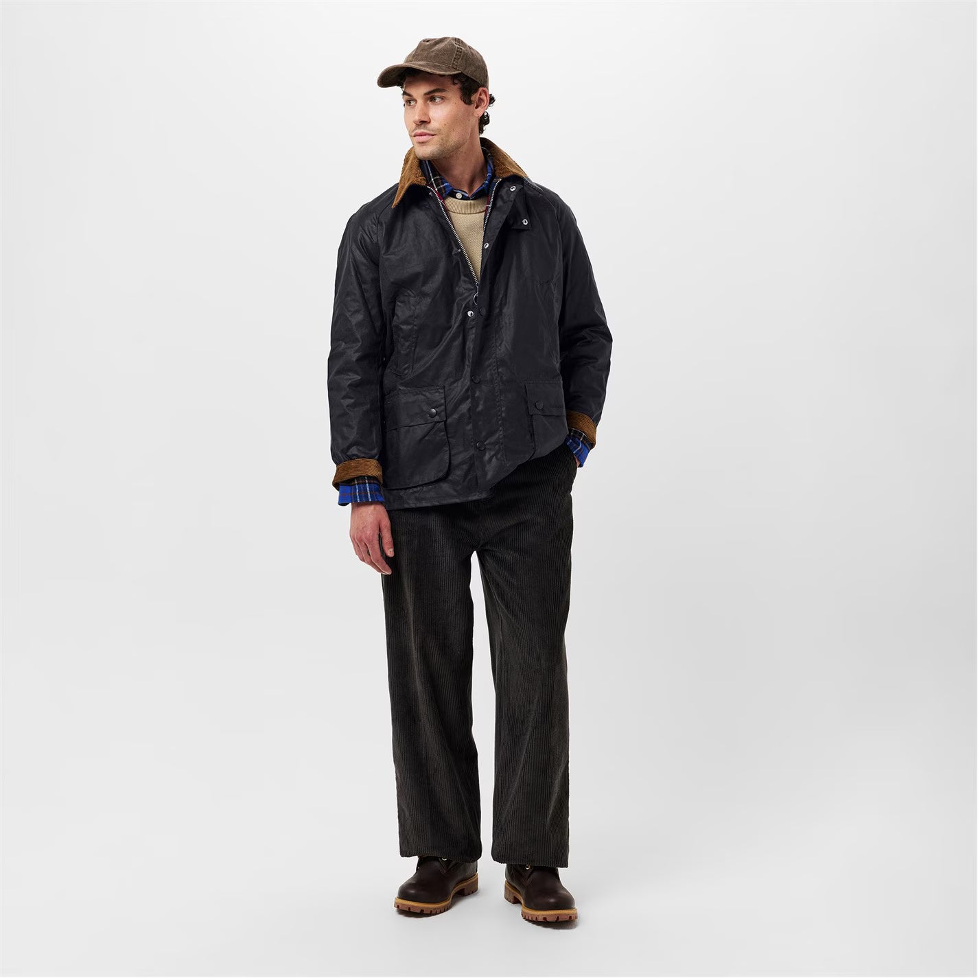 Barbour Mens Ashby Water Resistant Windproof Long Sleeve Wax Jacket