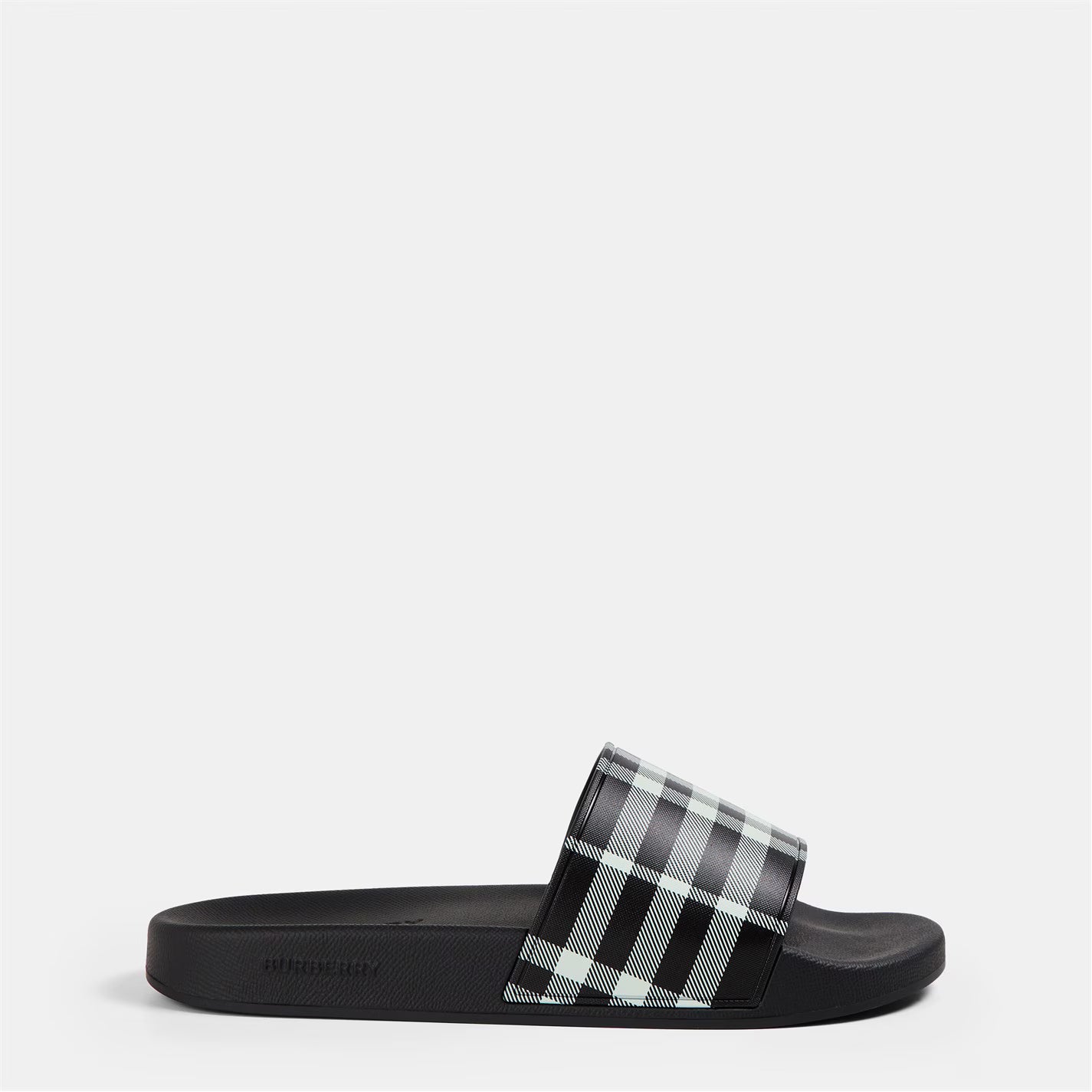 Men's Check Furley Logo Sliders
