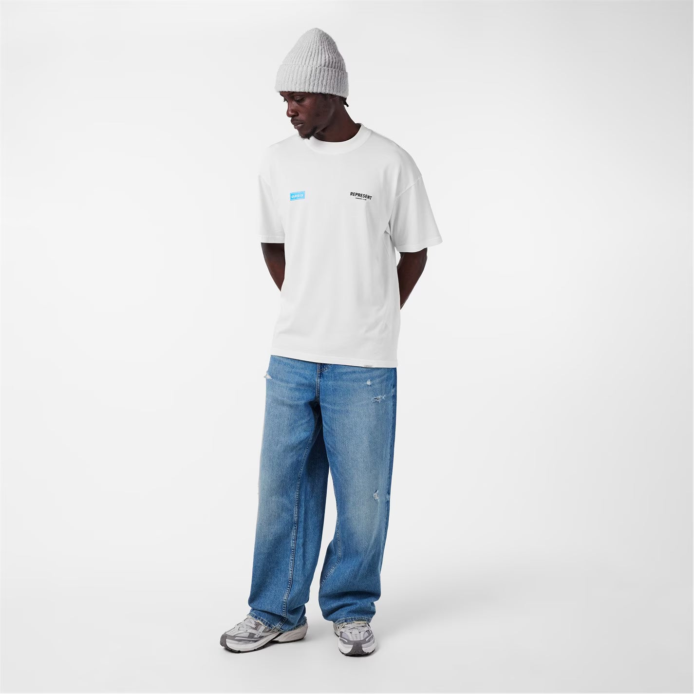 REPRESENT Men's X Oasis Owners Club Limited Edition Cotton Short Sleeve Oversized T-Shirts