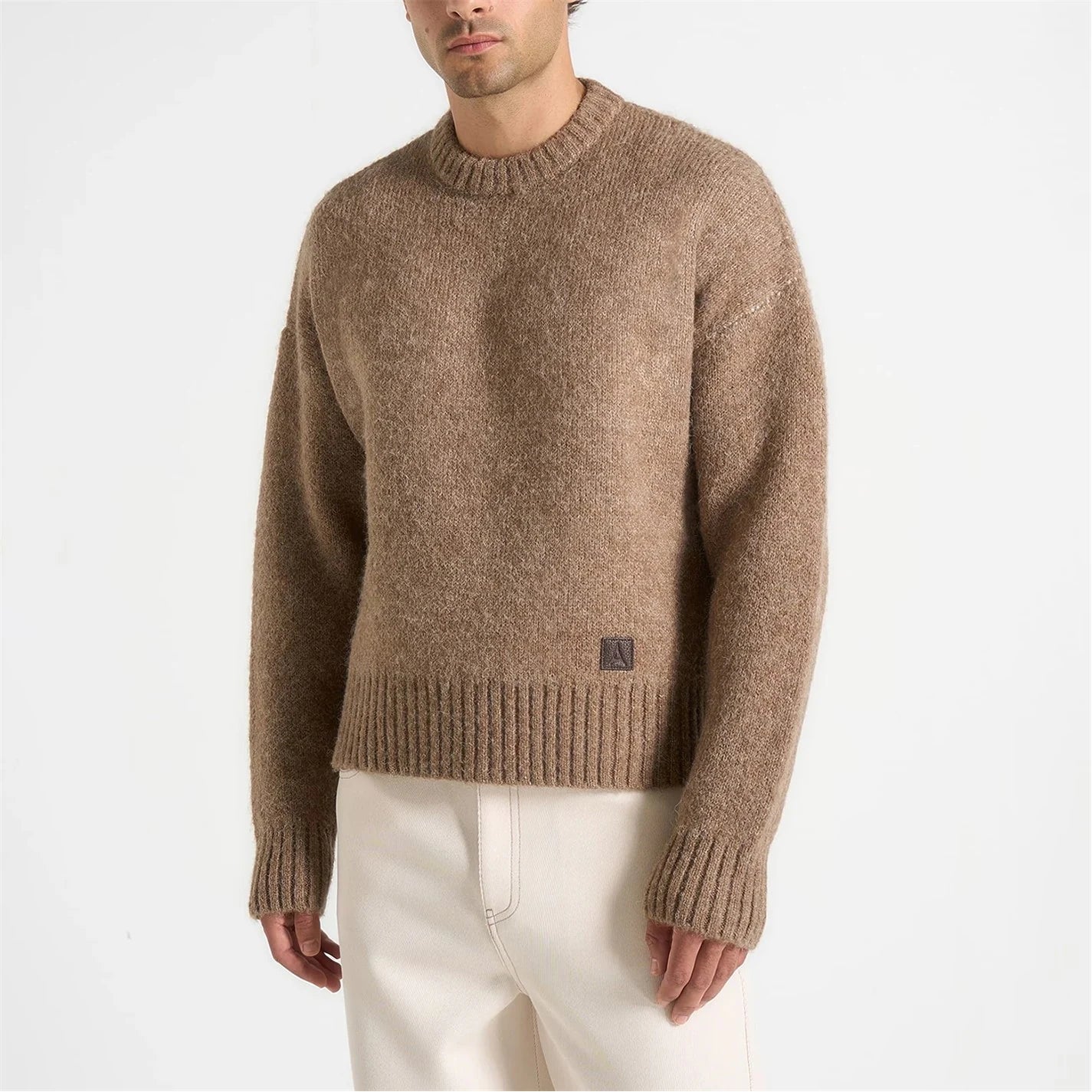 Mens Kamil Brushed Wool Knit Jumper