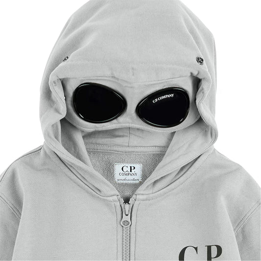CP COMPANY Boys' Goggle Full-Zip Hoodie