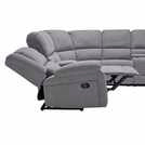 Furniture Online Praga Corner Recliner Linen Sofa – Light Grey