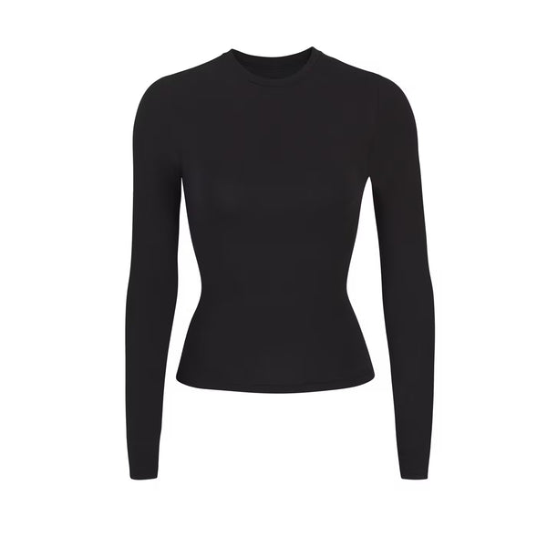 Womens Cotton Jersey Long-Sleeve T-Shirt