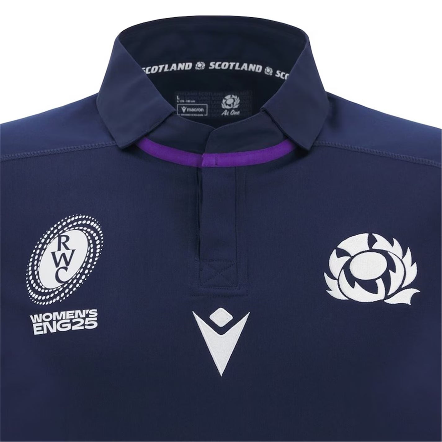 Macron Scottish Rugby World Cup Home Shirt 2025 Womens