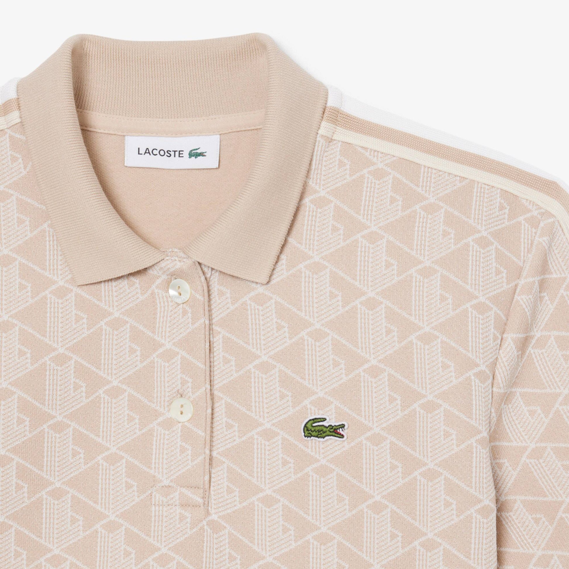 Slim Fit Monogram Jacquard Polo Shirt