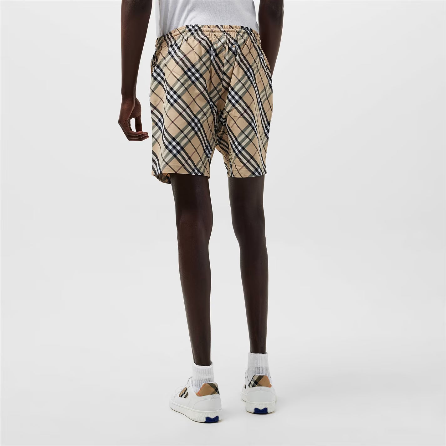BURBERRY Check Swim Shorts