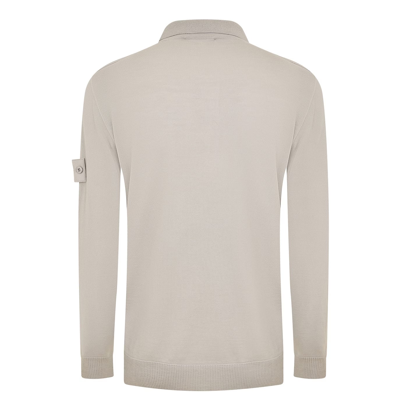 Mens Ghost Long Sleeve Polo Shirt