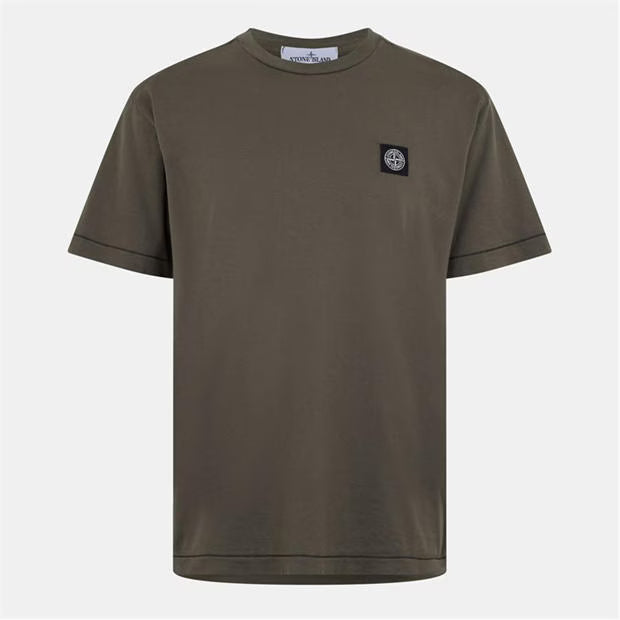 STONE ISLAND Men's Cotton Compass Logo Patch T-Shirt