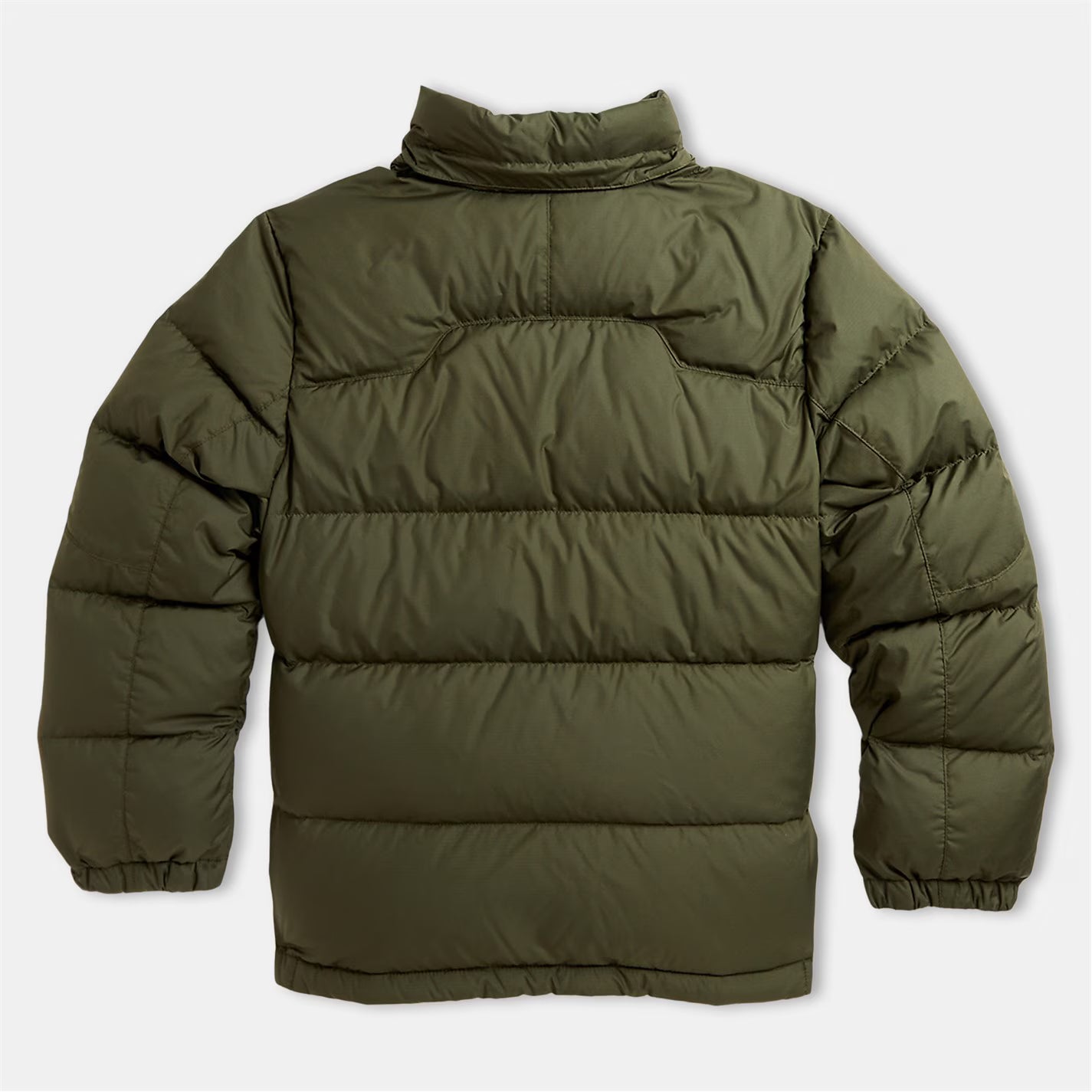 Kids' Duck Down Hooded Long Sleeve Short Puffer Jacket