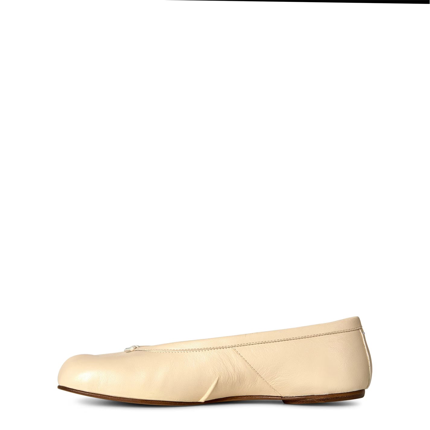 Leather Tabi Ballet Flats