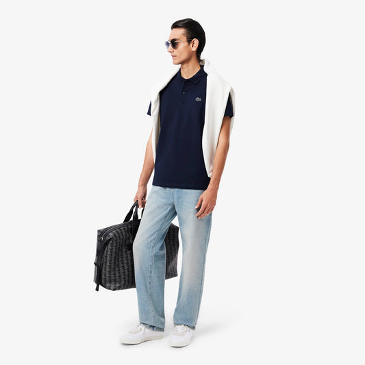 Regular Fit Cotton Blend Polo Shirt