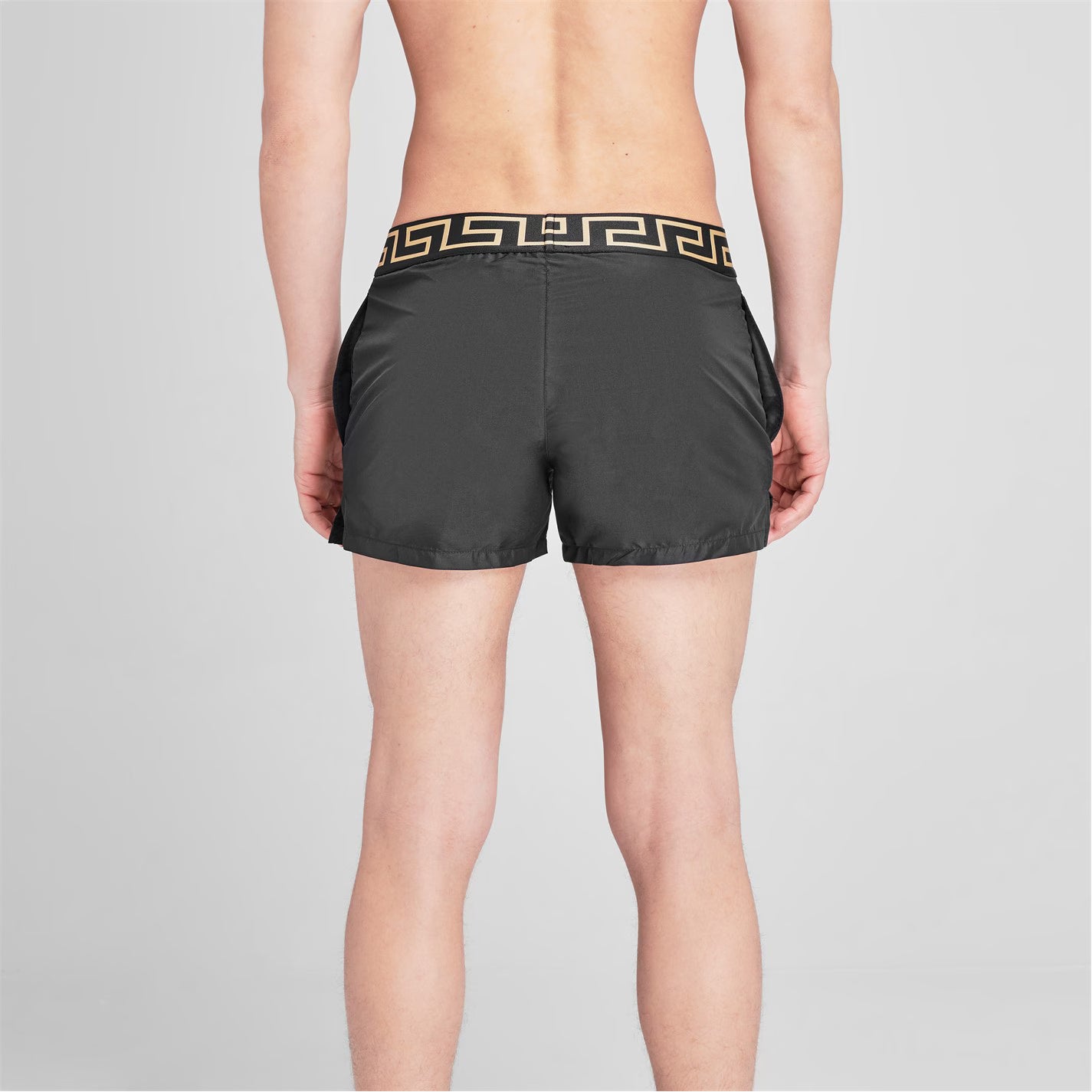 VERSACE ICON Greca Waistband Swim Shorts