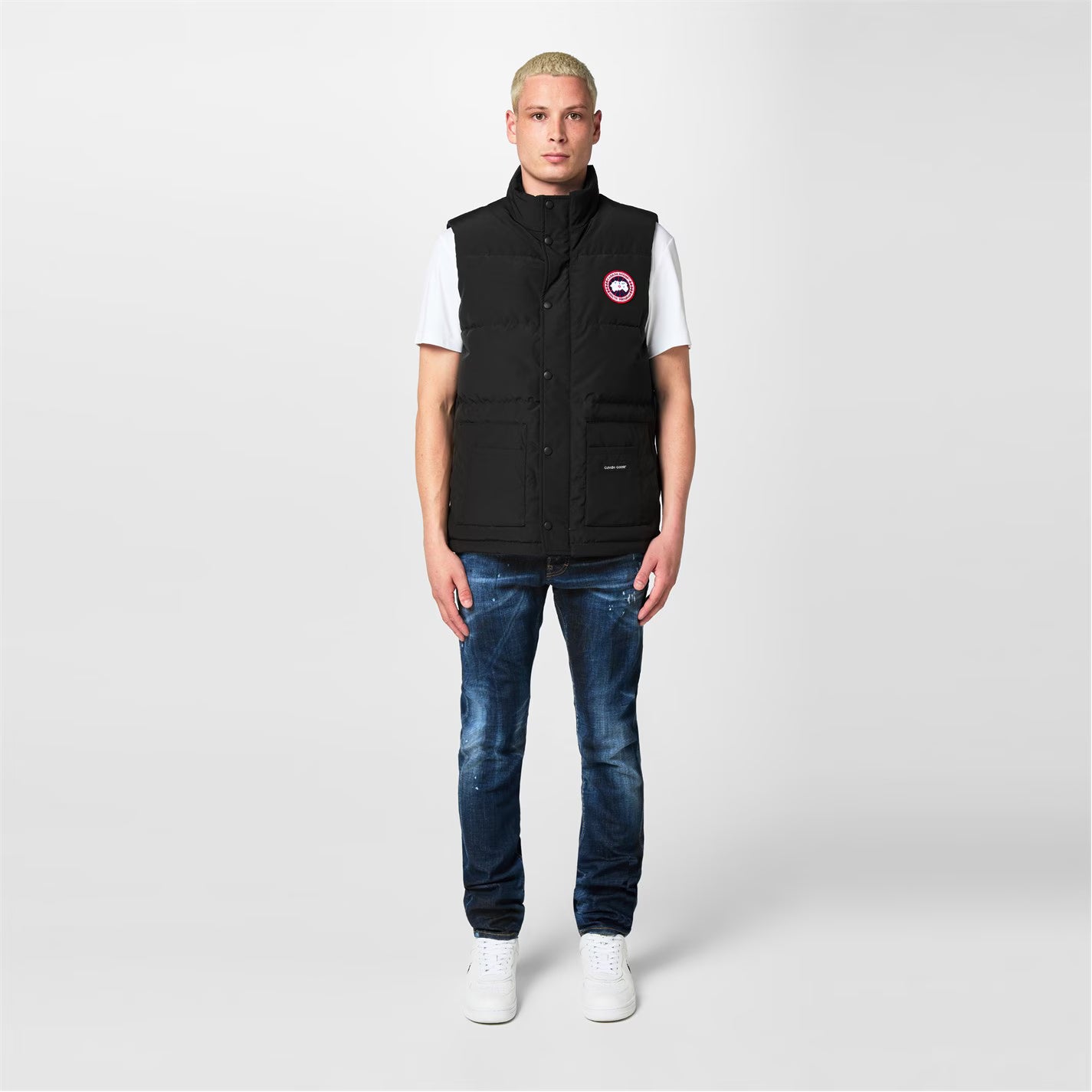 Men's Freestyle Crew Duck Down Waterproof Sleeveless Gilet
