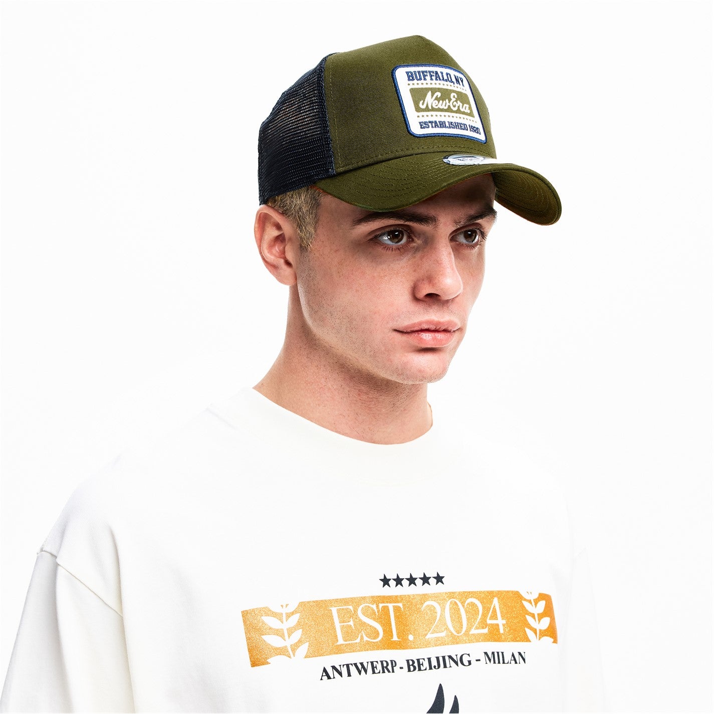 Men's Patch Trucker Baseball Cap