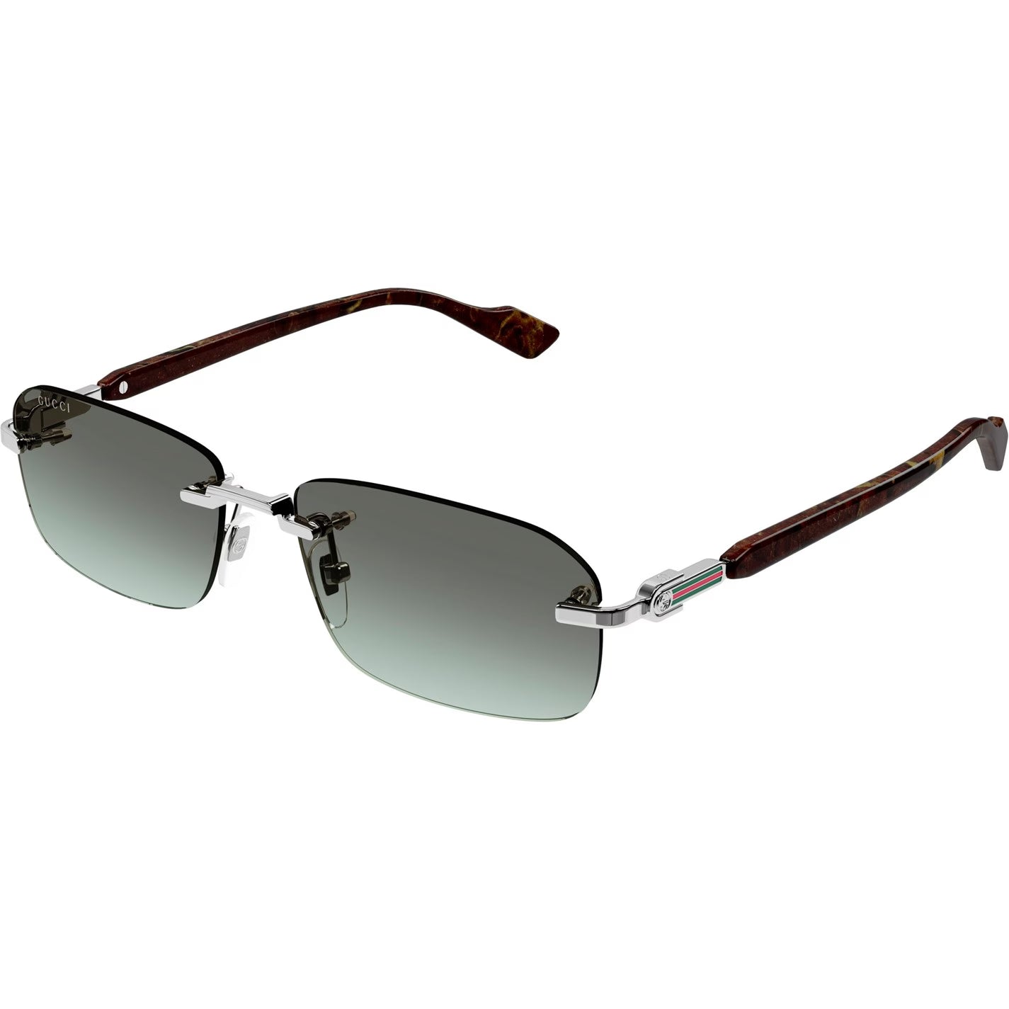 Men's Rectangular Frame Sunglasses