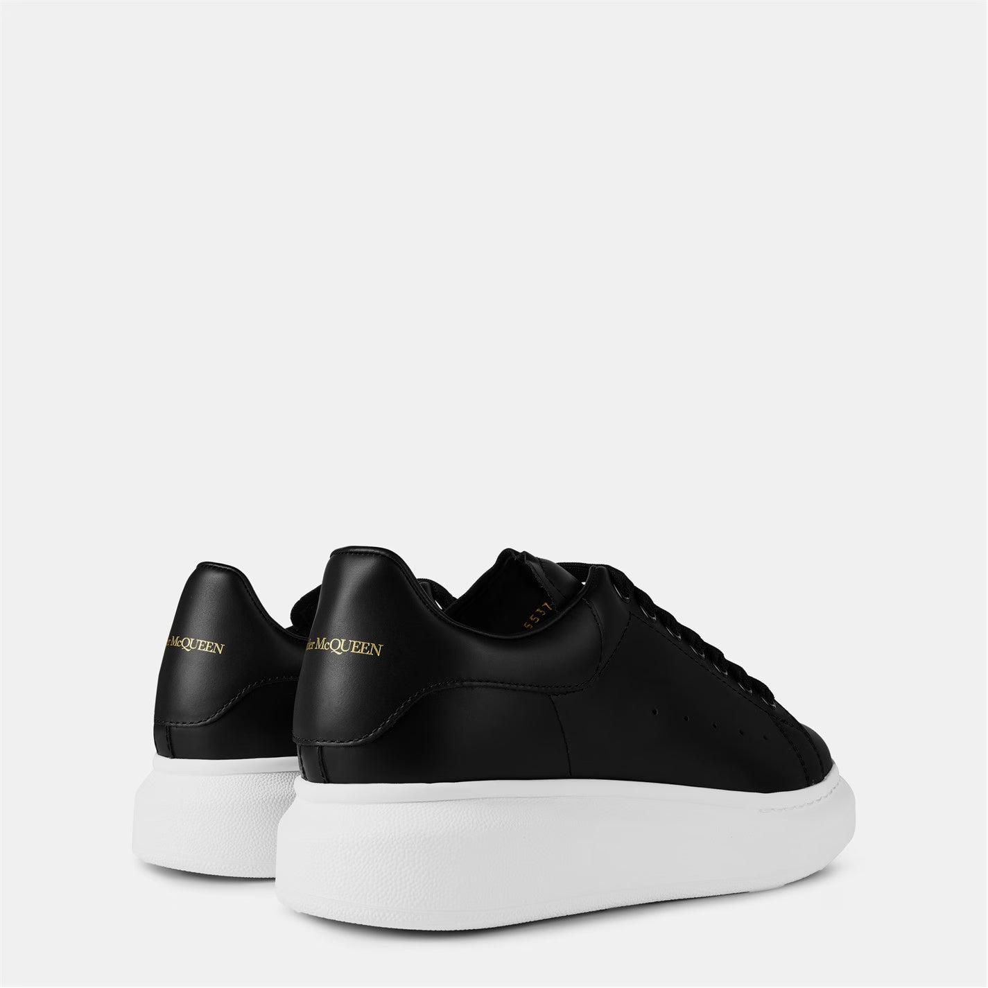 Women's Logo Print Leather Oversized Trainers