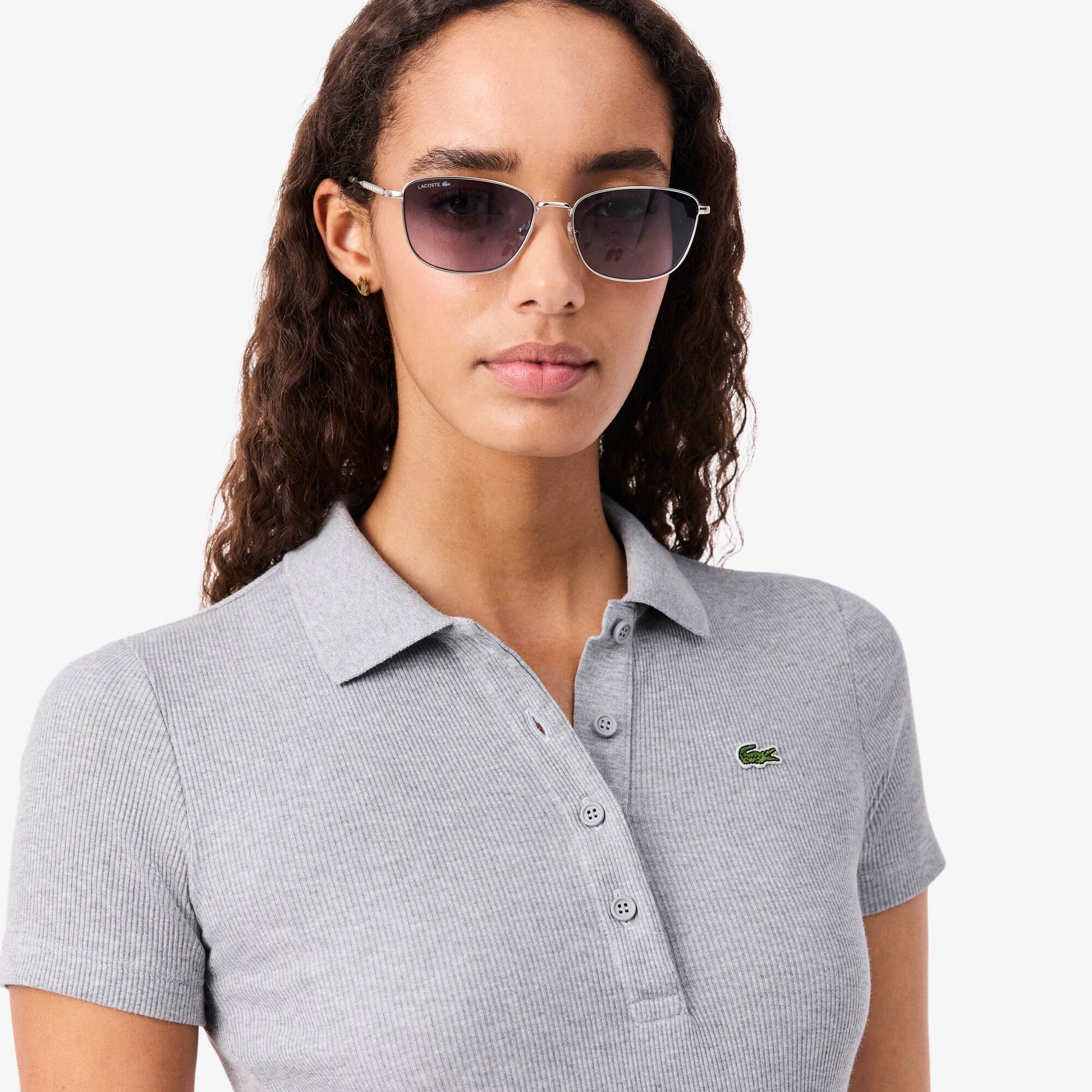Slim Fit L.12.D Ribbed Cotton Polo Shirt