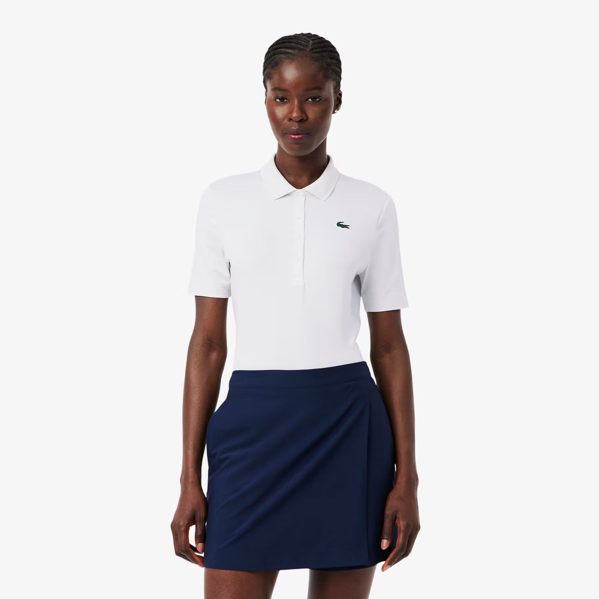 Slim Fit UV Protect Stretch Golf Polo Shirt