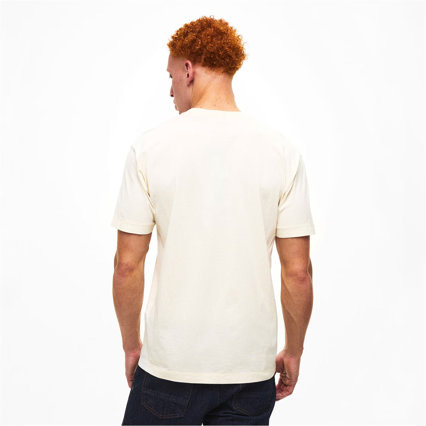 STONE ISLAND Men's Cotton Compass Logo Patch T-Shirt