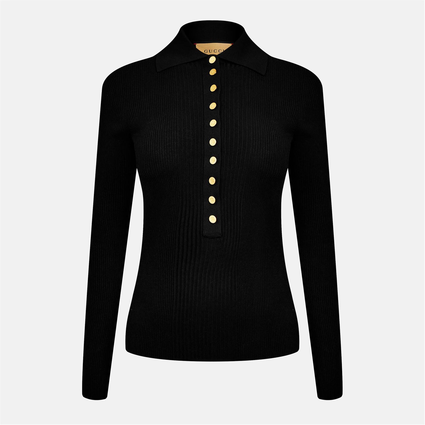 Women's Viscose Fine Rib Polo Shirt