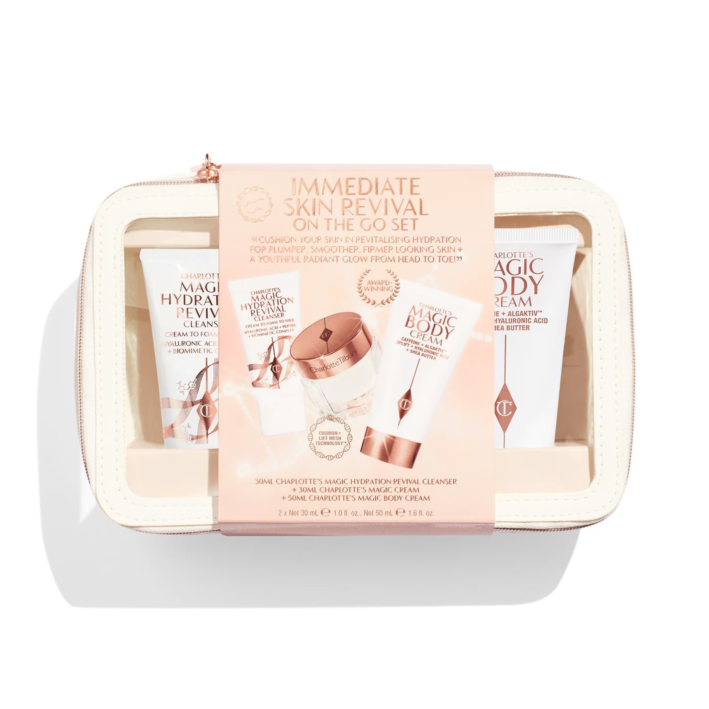 Charlottes Immediate Skin Revival on the Go Set - Worth £86