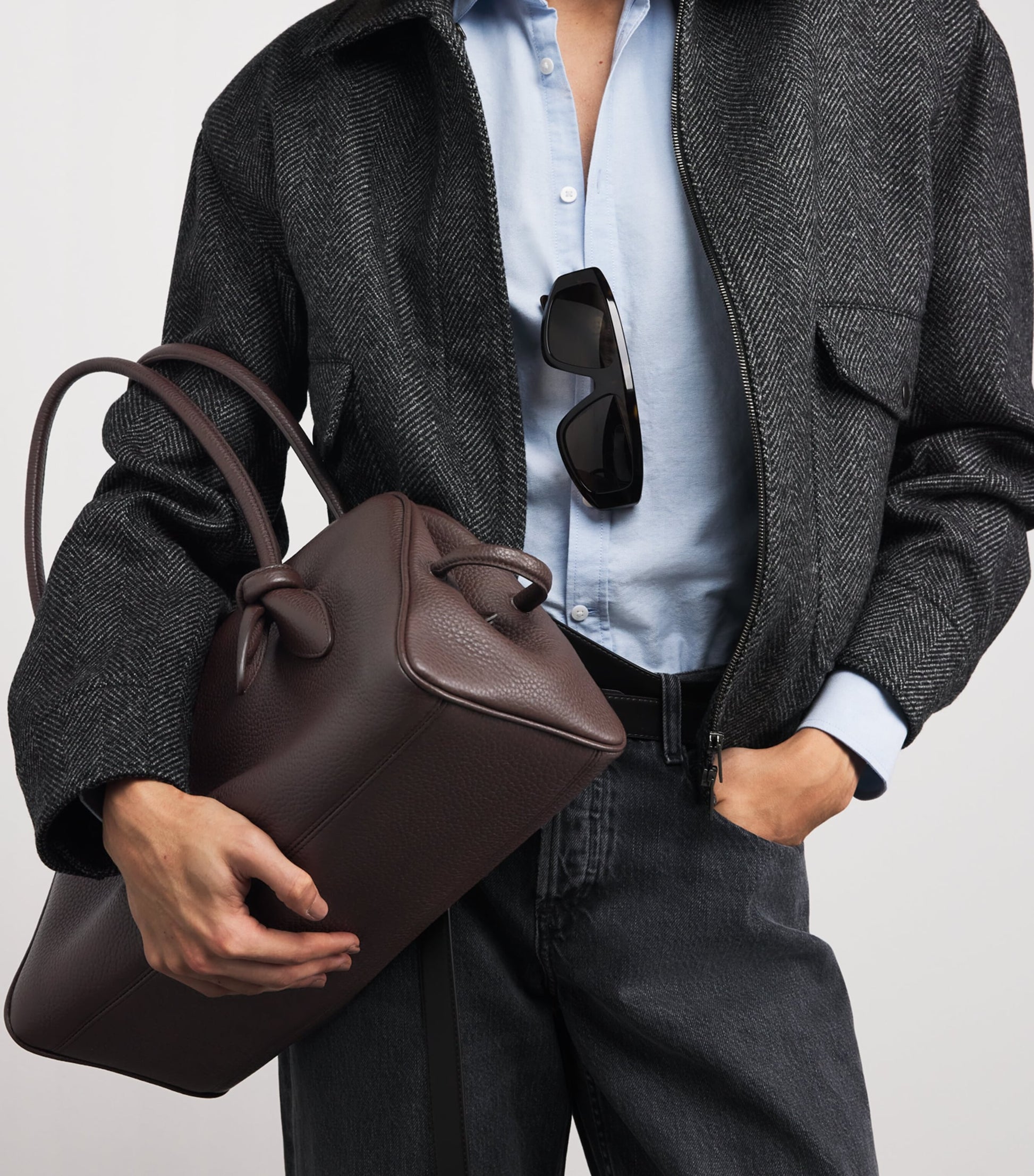 Jacquemus Leather Turismo Top-Handle Bag