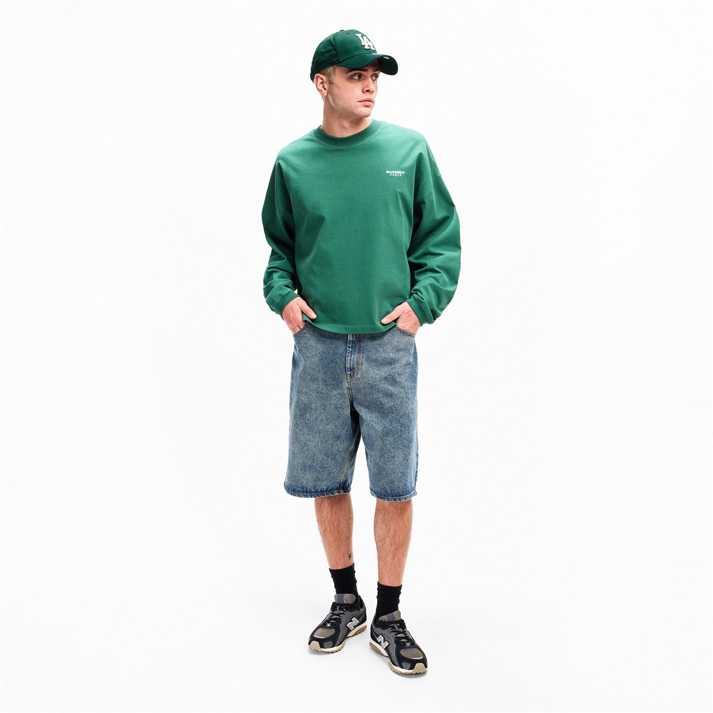 Men's Visor Script Adjustable Baseball Cap